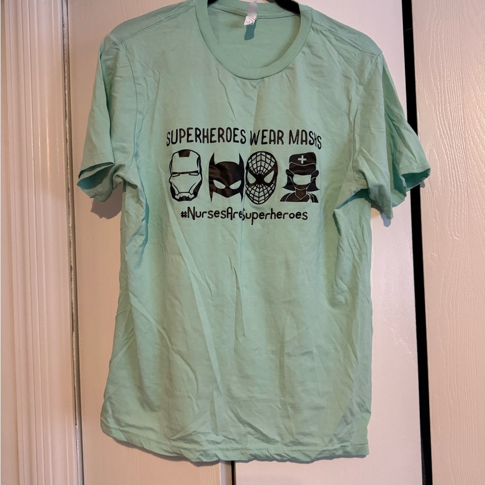 Green Superheroes Wear Masks T-Shirt